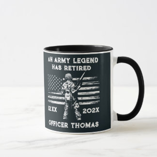 Caneca Legenda personalizada de presente VETERAN dos EUA 