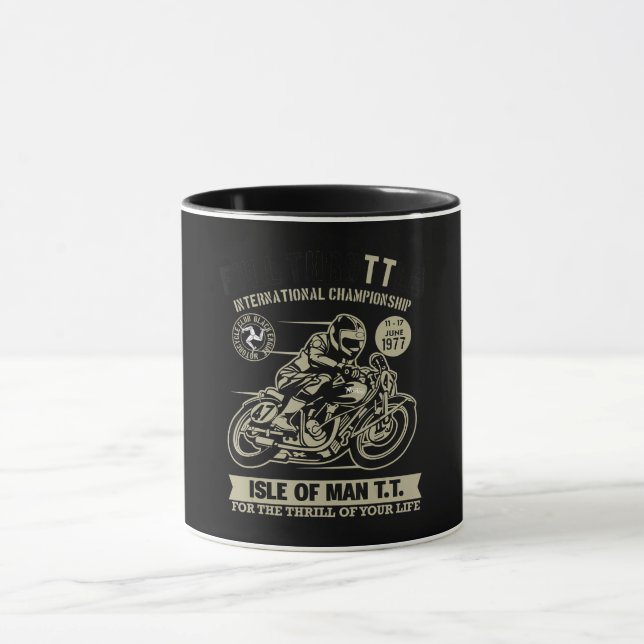 Caneca Legendário Com Presente De Arte De Motociclismo (Centro)