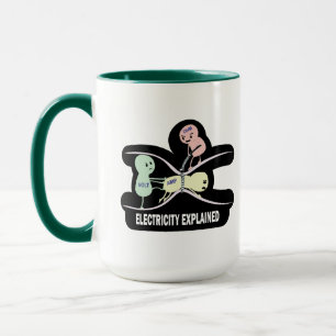 Caneca Lei de Ohm engraçada explicada para estudantes