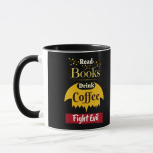Caneca Leia Livros Beba Mau