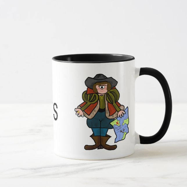 Caneca Leif Erikson Vs. Christopher Columbus Mug (Direita)