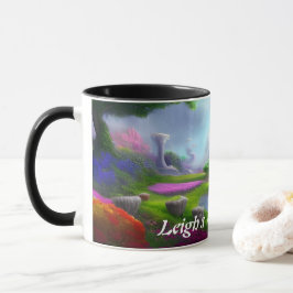 Caneca Leigh's Morning Tea Personalizável