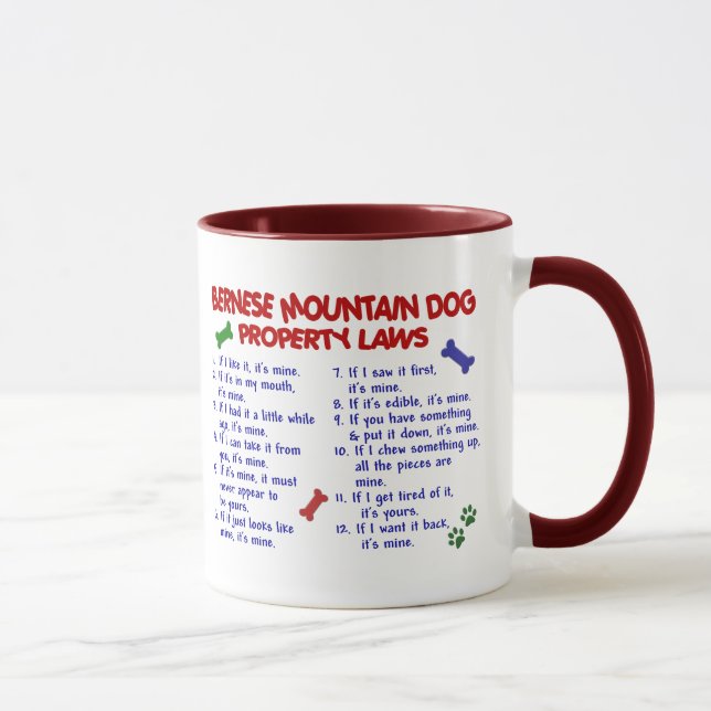 Caneca Leis 2 da propriedade do CÃO de MONTANHA de (Direita)
