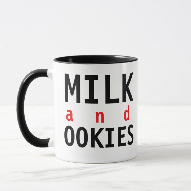 Caneca Leite E Cookies Mug (Esquerda)