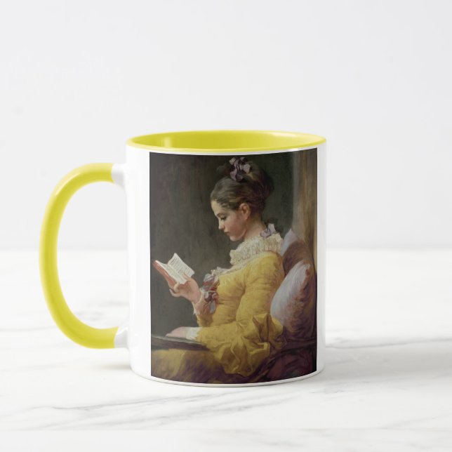 Caneca Leitura da rapariga, c.1776 (Esquerda)