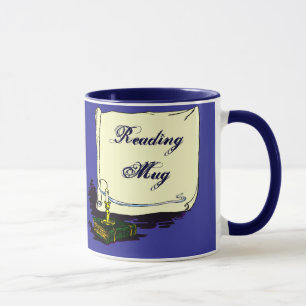 Caneca Leitura do Livro de Vintagens de Mug com Velas