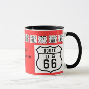 Caneca Lembrança da viagem por estrada da rota 66