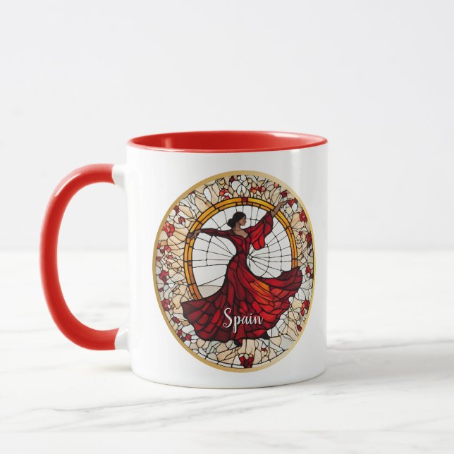 Caneca Lembrança de Férias na Espanha (Esquerda)