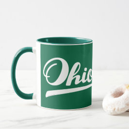 Caneca Lembrança do verde do roteiro de Ohio