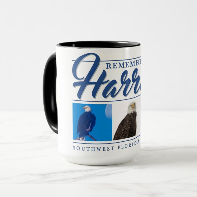 Caneca Lembre-se da Mug de Café H (várias opções disponív (Frente Esquerda)
