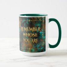 Lembre-se de quem você é 15 oz Mug