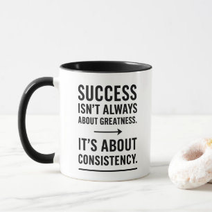 Caneca Lembretes Diárias Motivacionais da Tipografia Negr