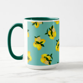 Caneca Lemon Chic Aqua
