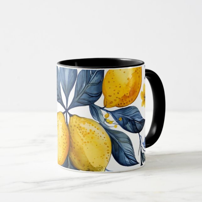 Caneca Lemons Motif (Frente Esquerda)