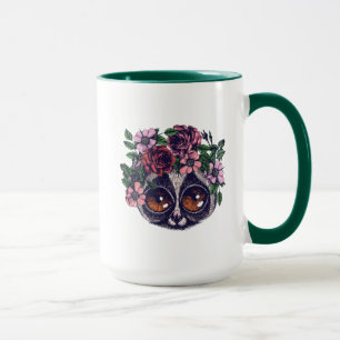 Caneca Lemur floral doce