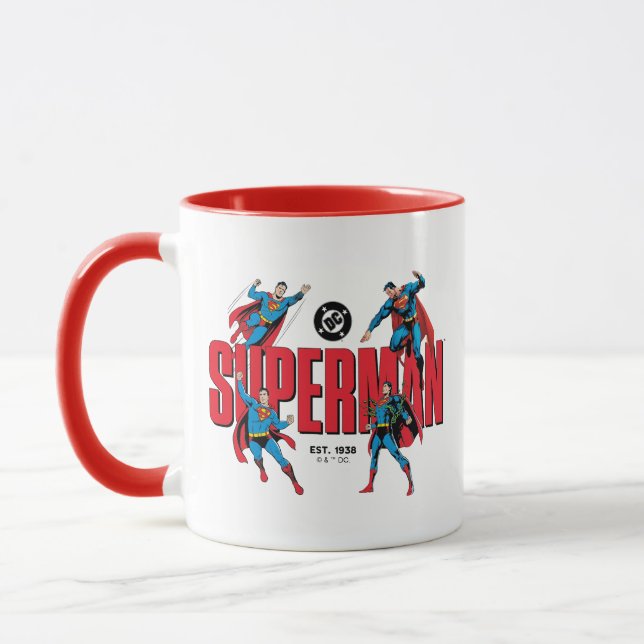 Caneca Lendas do Superman para Sempre Gráfico (Esquerda)