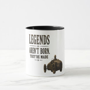 Caneca Lendas Não Nasce, São Feitas – Corrida Vintage