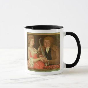 Caneca Lendo a palma (óleo em canvas)