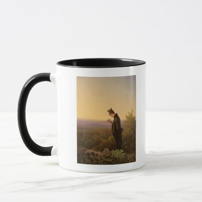 Caneca Lendo o breviário, a noite (Esquerda)