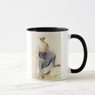 Caneca Lenhador grego, o 13 de junho de 1856 (caneta,