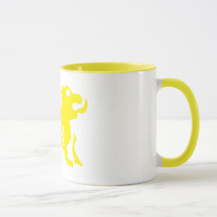 Caneca Leo Astrology Sun Sinal, Zodiac Ringer Mug