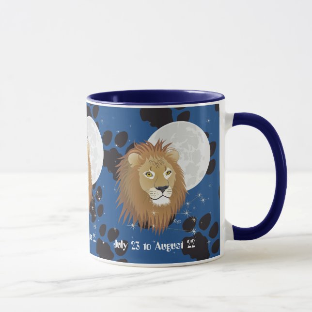 Caneca Leo July 23 to agostos de 22 Mug (Direita)