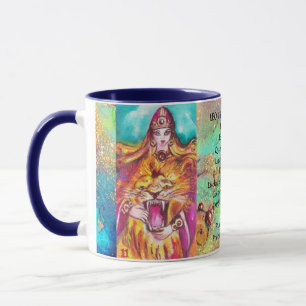 CANECA LEO,STRENGHT TAROT ASTROLOGY ZODIAC ANIVERSÁRIO