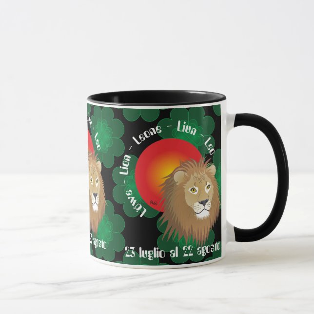 Caneca Leone 23 al 22 Tazze luglio agosto (Direita)
