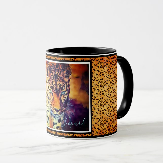 Caneca Leopard [Combo Mug] (Frente Esquerda)