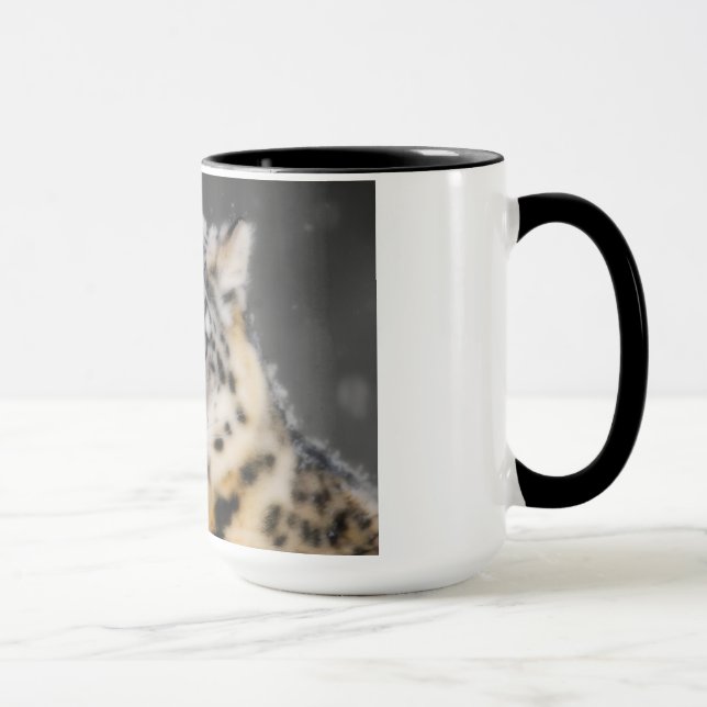 Caneca Leopardo de neve (Direita)