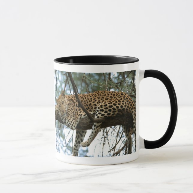 Caneca Leopardo descendo em árvore (Direita)