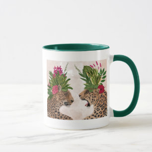 Caneca Leopardos Hot House  Um par