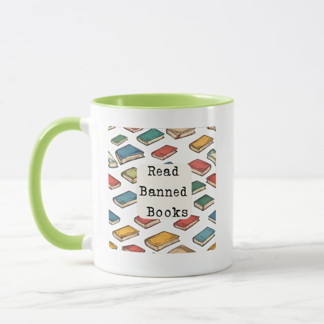 Caneca Ler Livros Banidos (Esquerda)