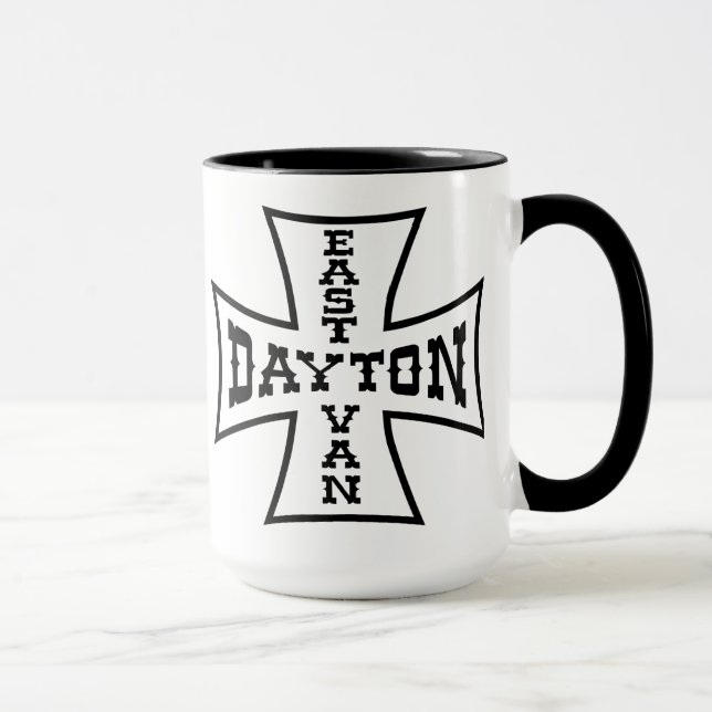 Caneca Leste Van Ferro Cruz da campainha de Dayton (Direita)