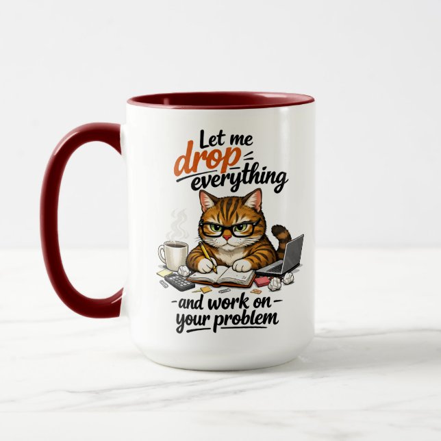 Caneca Let Me Drop Everything Cat (Esquerda)