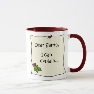 Caneca Letra ao papai noel