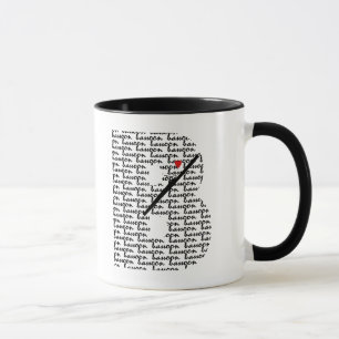 Caneca Letra B do fagote