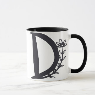 Caneca Letra D