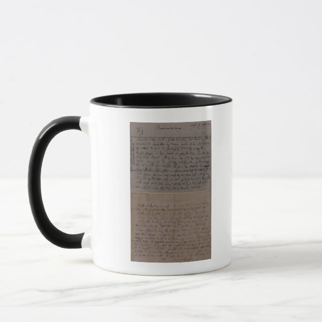 Caneca Letra de Leopold Mozart (Esquerda)