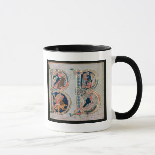 Caneca Letra inicial "B" Beatus vir - Blessed é