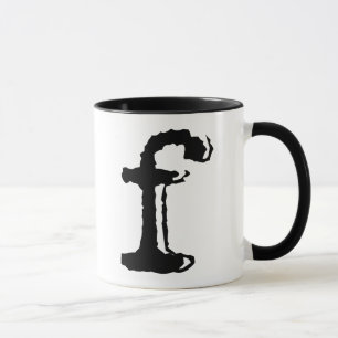 Caneca letra lowercase f