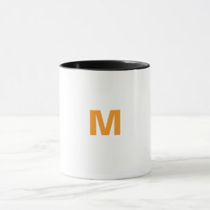 Caneca Letra M mug personalizada