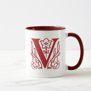 Caneca Letra V Chique