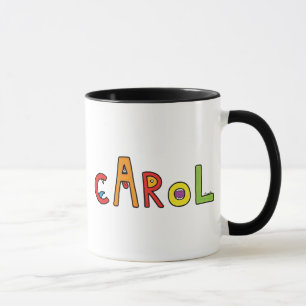 Caneca Letras do monstro da "canção de natal"