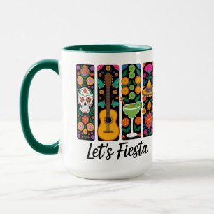 Caneca Let's Fiesta Cinco De Mayo – Mexicano Color