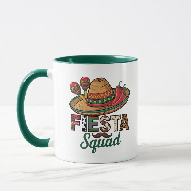 Caneca Let's Fiesta Cinco De Mayo – Mexicano Color (Esquerda)