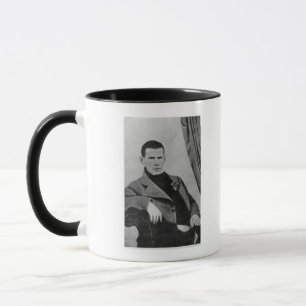 Caneca Lev Nikolaevich Tolstoy como um estudante