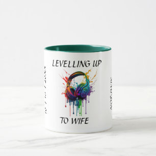 Caneca Levando até a Esposa. Presente noiva recém-casado