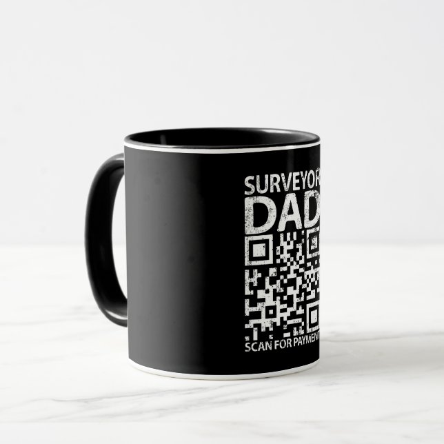 Caneca Levantador de Terras ou Pai Analisar o Presente Fu (Frente Esquerda)