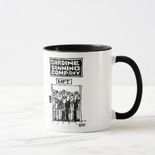 Caneca Levantamento da empresa de conservas de peixe